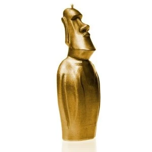 Image of Gold Moai Statue Candle