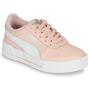 Image of Puma CARINA LIFT PS Girls Childrens Shoes Trainers in Pink - Sizes 10 kid,11 kid,11.5 kid,12 kid,13 kid,1 kid,2.5 kid