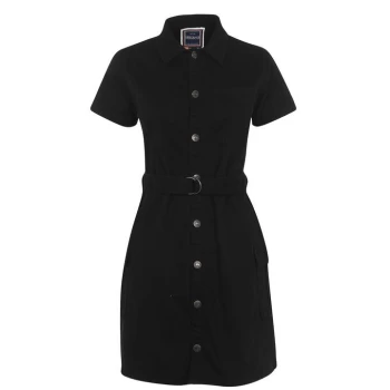 Image of SoulCal Shirt Dress Ladies - Black