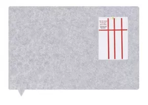 Image of MagiShape Speech bubble board 100x80cm Light Grey