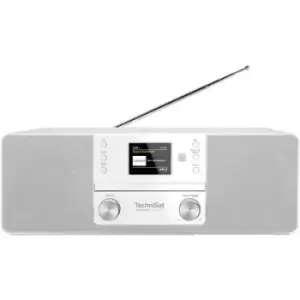 Image of TechniSat DIGITRADIO 370 CD IR Desk radio DAB+, DAB, FM, Internet WiFi, Bluetooth, CD, USB, Internet radio Incl. remote control White