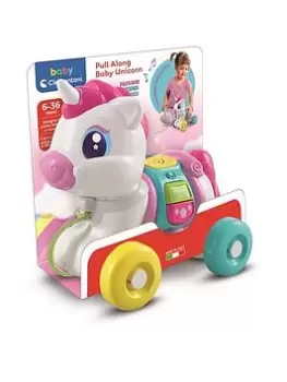 Image of Clementoni New pull along unicorn, One Colour