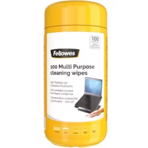 Image of Fellowes 8562802 Multi Purpose Cleaning Wipes