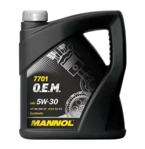 Image of MANNOL Engine oil VW,AUDI,MERCEDES-BENZ MN7701-4 Motor oil,Oil