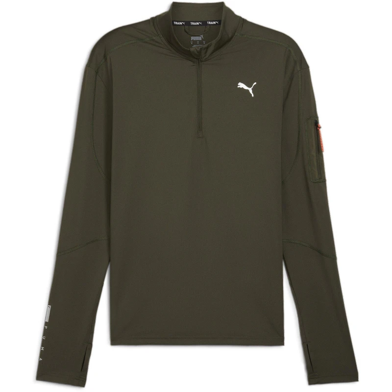 Image of Puma Flex quarter Zip Sn44 Performance Tracksuit Tops S Green 68799015350