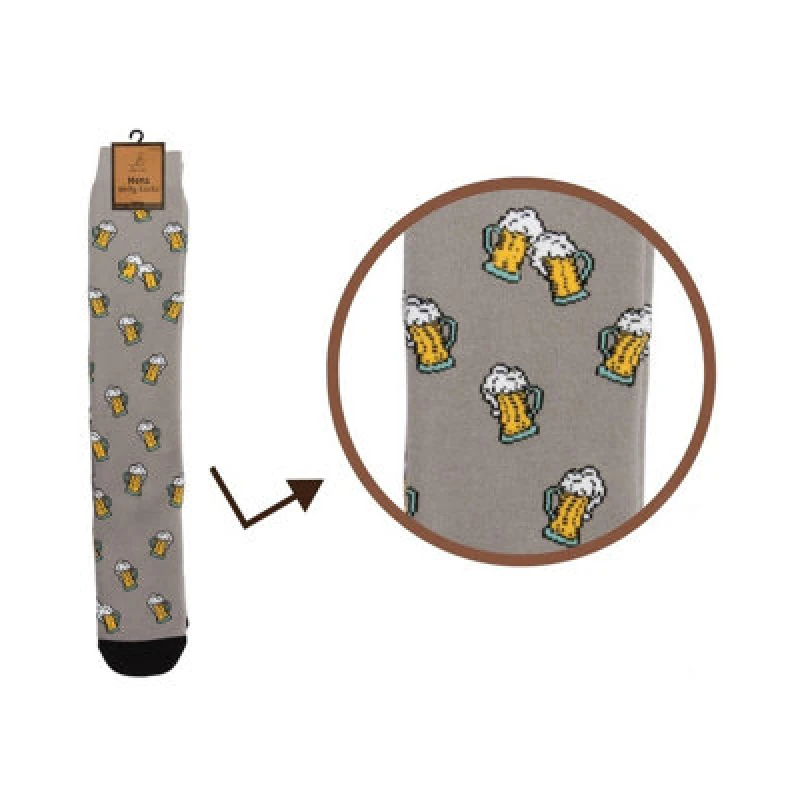 Image of Bartleby Welly Socks Beer Party Multi unisex