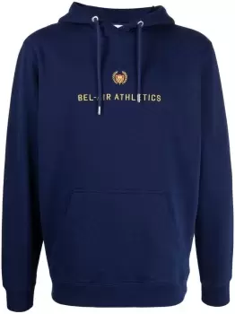 Image of BEL-AIR ATHLETICS Academy Crest Hoodie Navy