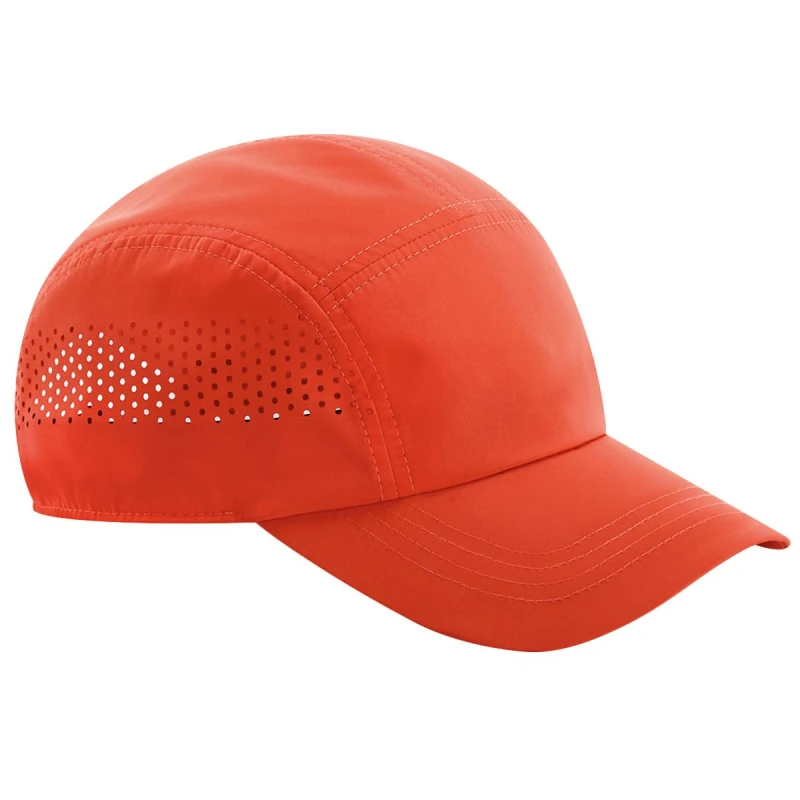 Image of Beechfield Beechfield Technical Running Cap in Dark Red Dark Red One Size Unisex 5063107036643