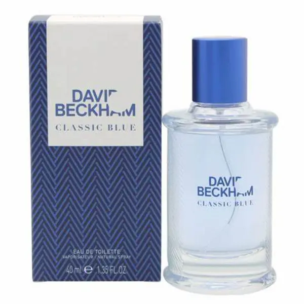 Image of David Beckham Classic Blue Eau de Toilette For Him 40ml