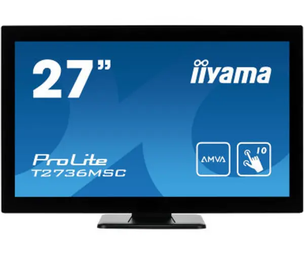 Image of iiyama 27" T2752MSC-B1 Full HD Touch Screen LCD Monitor