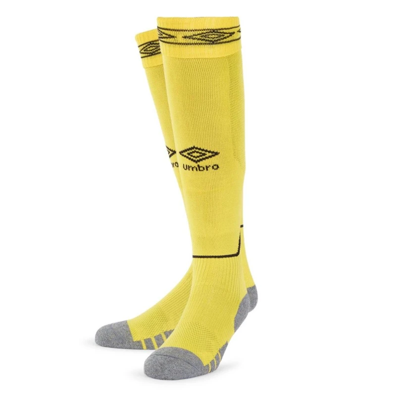 Image of Umbro Umbro Men Diamond Football Socks in Yellow Size: large Yellow L Male 5063238627925