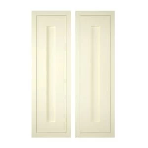 Image of IT Kitchens Holywell Ivory Style Framed Larder door W300mm Set of 2