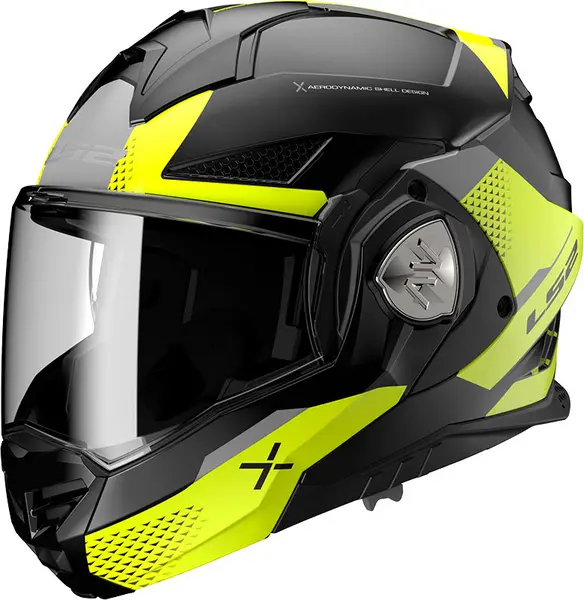 Image of LS2 FF901 Advant X Oblivion Matt Black H-V Modular Helmet Size XL