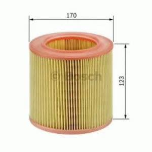 Image of Bosch 1457433544 Air Filter Insert S3544
