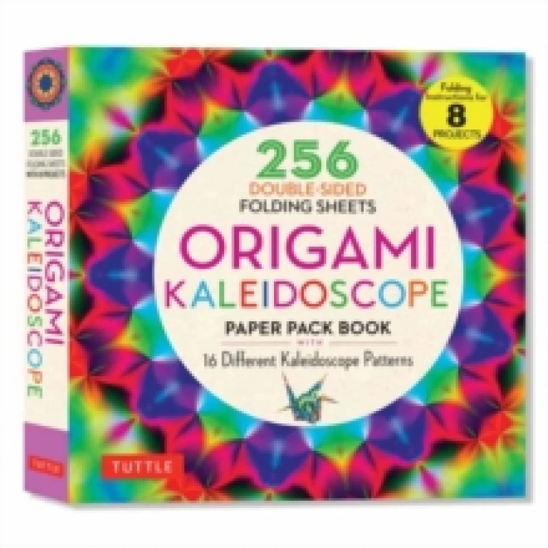 Image of Origami Kaleidoscope Paper Pack Book : 256 Double-Sided Folding Sheets (Includes Instructions for 8 Models) Paperback / softback