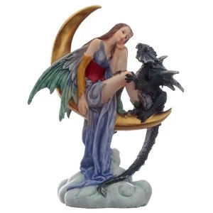 Image of Midnight Moon Fairy with Dragon