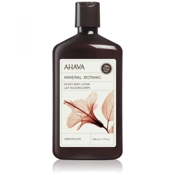 Image of Ahava Mineral Botanic Hibiscus & Fig Velvet Body Lotion Hibiscus and Fig 500ml