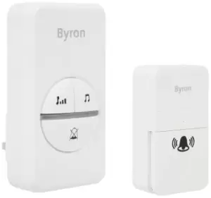Image of Byron DBY-23442BS 100m Plug-In Doorbell - Single, White