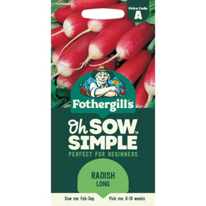 Image of Mr Fothergills Oh Sow Simple Radish 'french Breakfast 3' Vegetable Seeds