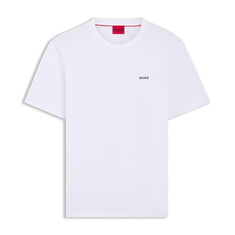 Image of Hugo Dero222 Logo Print T-Shirt White male M
