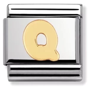 Image of Nomination CLASSIC Gold Letters Q Charm 030101/17