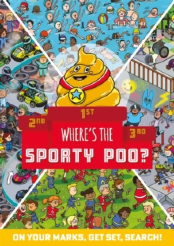 Image of Alex Hunter Where's the Sporty Poo? Book Multi unisex