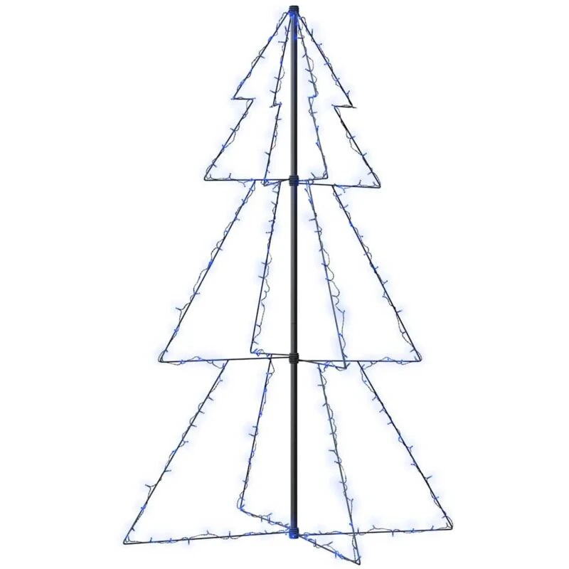 Image of VIDAXL Vidaxl - Christmas Cone Tree 200 LEDs Indoor and Outdoor 98x150cm 8720286433942