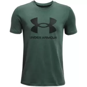Image of Under Armour UA Sportstyle Logo Short Sleeve - Green