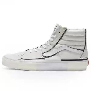 Image of Vans Sk8-Hi, Marshmallow/White, size: 8, Unisex, Trainers, VN0005UKQJM1