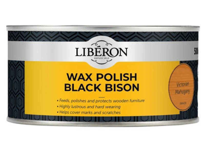 Image of LIBERON Liberon - Black Bison Wax Paste Victorian Mahogany 500ml LIBBPWVM500N 126881