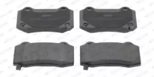 Image of Ferodo FDB4777 Brake Pad Set Rear Axle Premier Car