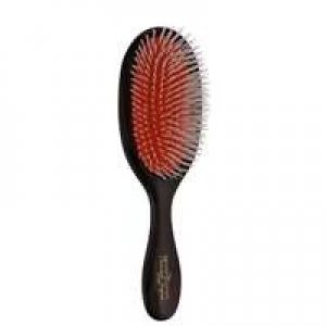 Image of Mason Pearson Nylon Handy Brush Dark Ruby