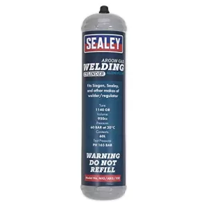 Image of Genuine SEALEY MIG/ARG/100 Gas Cylinder Disposable Argon 60ltr