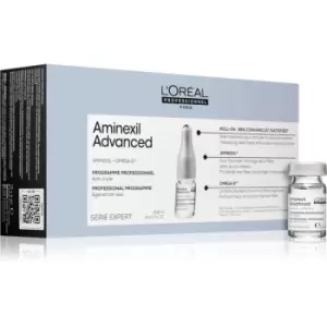 Image of LOral Professionnel Serie Expert Aminexil Advanced Nourishing Serum to Treat Hair Loss 10x6 ml