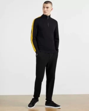 Image of Ted Baker Funnel Neck Top With Stripe Detail