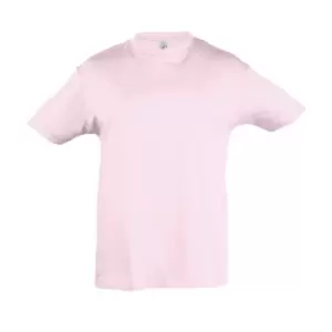 Image of SOLS Kids Regent Short Sleeve T-Shirt (8yrs) (Pale Pink)