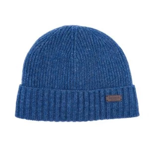 Image of Barbour Mens Carlton Beanie Dark Denim One