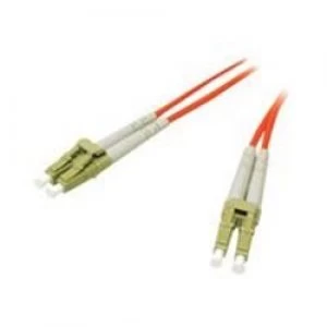 Image of C2G 3m LC/LC LSZH Duplex 62.5/125 Multimode Fibre Patch Cable - Orange