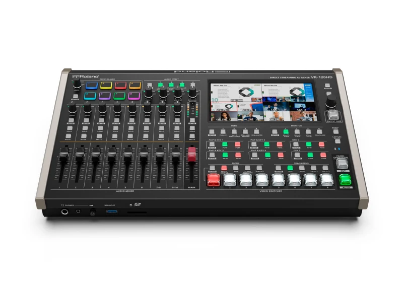 Image of Roland VR-120HD audio mixer 42 channels Black