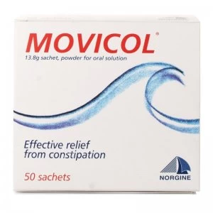 Image of Movicol Lemon & Lime Flavour 50 x 13.8g Sachets