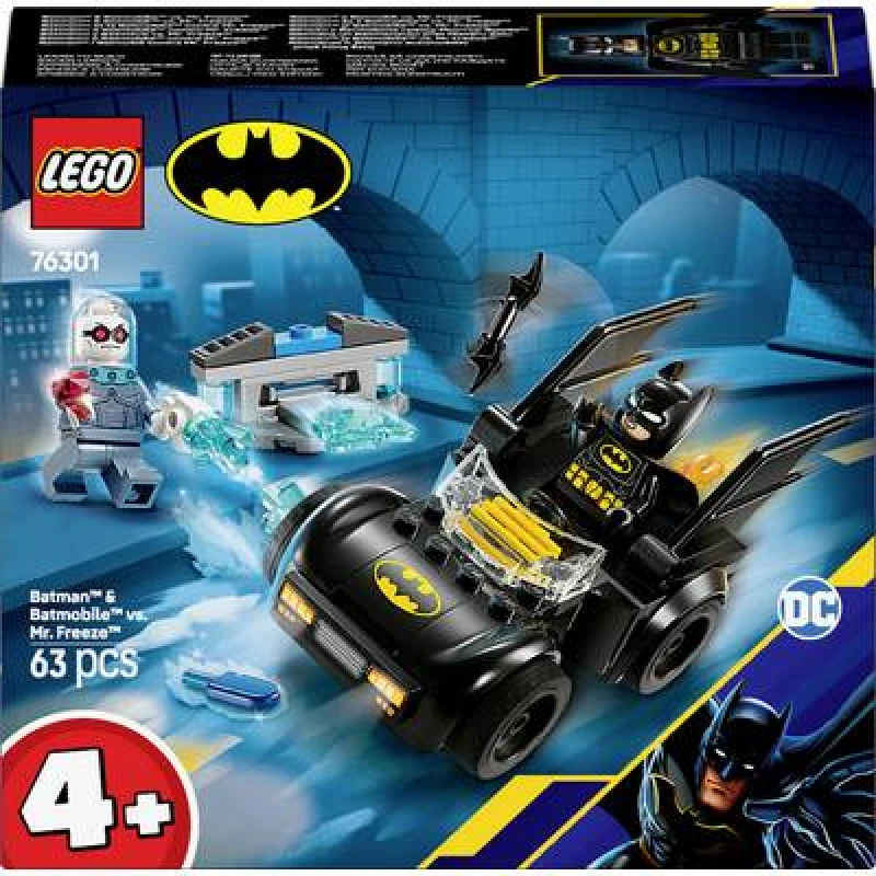 Image of LEGO LEGO DC Batman & Batmobile vs. Mr. Freeze Car Toy Set 76301