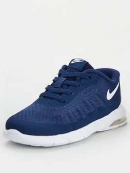 Image of Nike Air Max Invigor Print Infant Trainer, Navy/White, Size 6.5