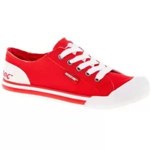 Image of Rocket Dog Womens/Ladies Jazzin Canvas Lace Up Casual Summer Trainers UK Size 4 (EU 37)