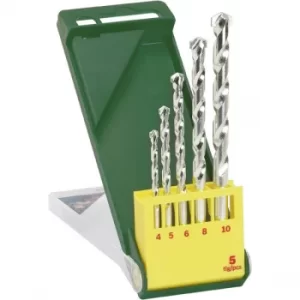 Image of Bosch 2607018366 Carbide Masonry Drills Set Straight Shank 3 to 10...