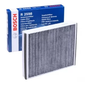 Image of Bosch Pollen Filter FORD,VOLVO 1 987 432 598 1253220,1315687,1452344 Cabin Filter,Cabin Air Filter,Filter, interior air 1494697,1709013,17090131