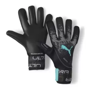 Image of Puma Ultra Grip Hybrid Goalkeeper Gloves - Black