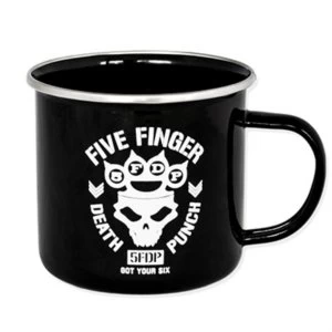 Image of Five Finger Death Punch - Got Your Six Enamel Mug