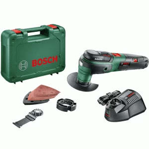 Image of Bosch UNIVERSALMULTI 12 LI 12v Cordless Starlock Oscillating Multi Tool 1 x 2.5ah Li-ion Charger Case