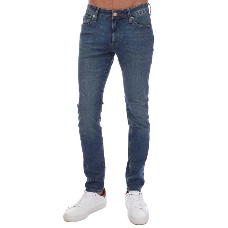 Image of Jack and Jones Liam Slim Fit Jeans Blue male 32R