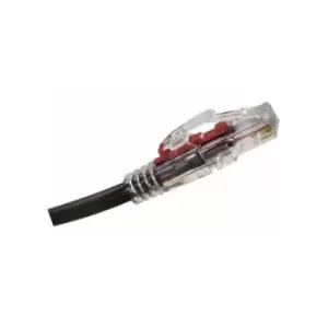 Image of Tuk Ltd - SPDL1Bk DataLOK Cat 6 Patch Lead, 1m Long, Black